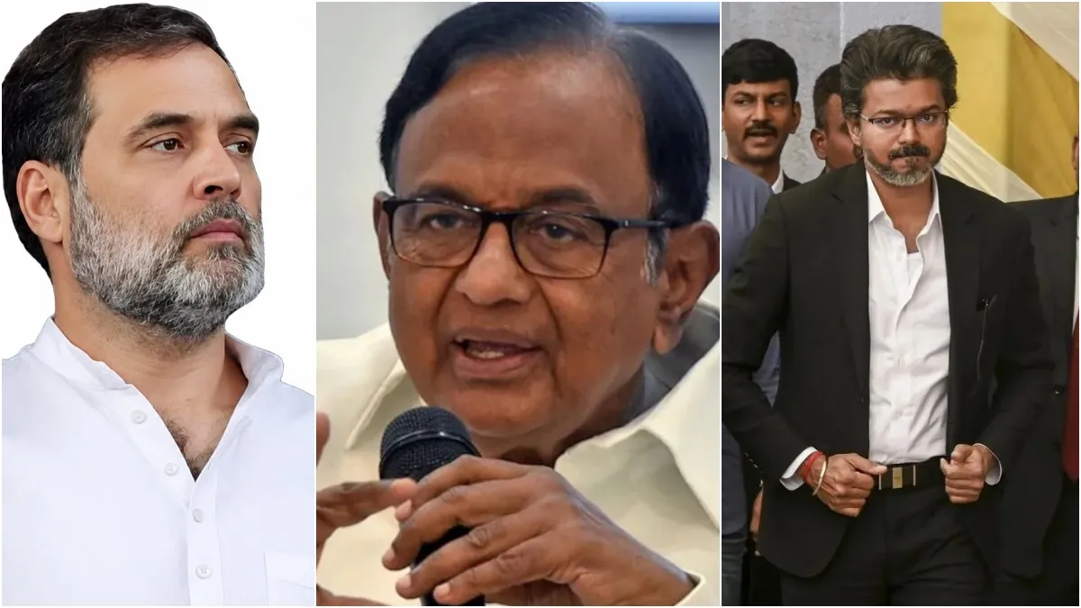 ப.சிதம்பரம் மூலம் காய் நகர்த்திய விஜய்.. எதிர்பார்க்காத ராகுல்! தவெக மீது அதிருப்தி!